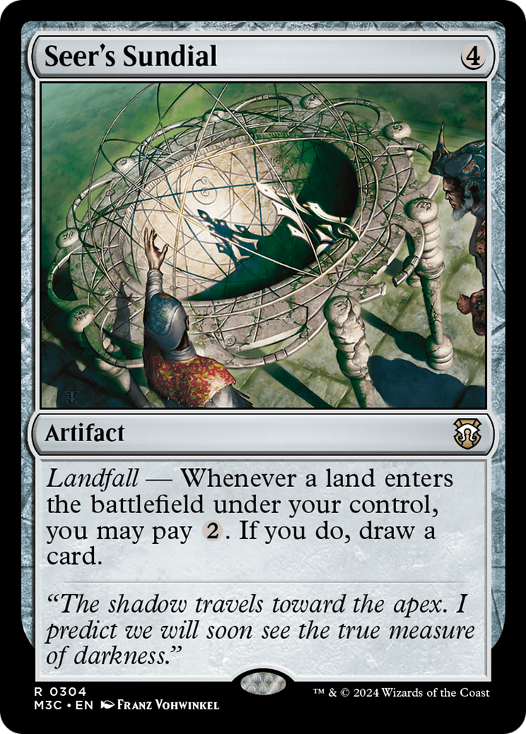 Seer's Sundial (Ripple Foil) [Modern Horizons 3 Commander] | Eastridge Sports Cards & Games