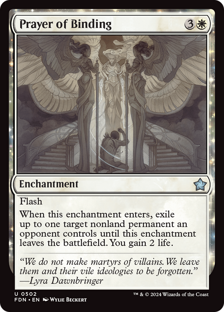 Prayer of Binding [Foundations] | Eastridge Sports Cards & Games