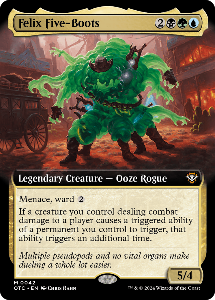 Felix Five-Boots (Extended Art) [Outlaws of Thunder Junction Commander] | Eastridge Sports Cards & Games