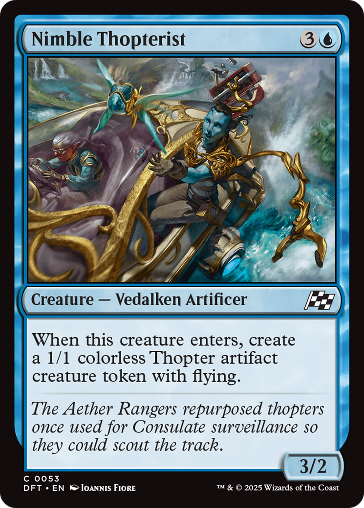 Nimble Thopterist [Aetherdrift] | Eastridge Sports Cards & Games