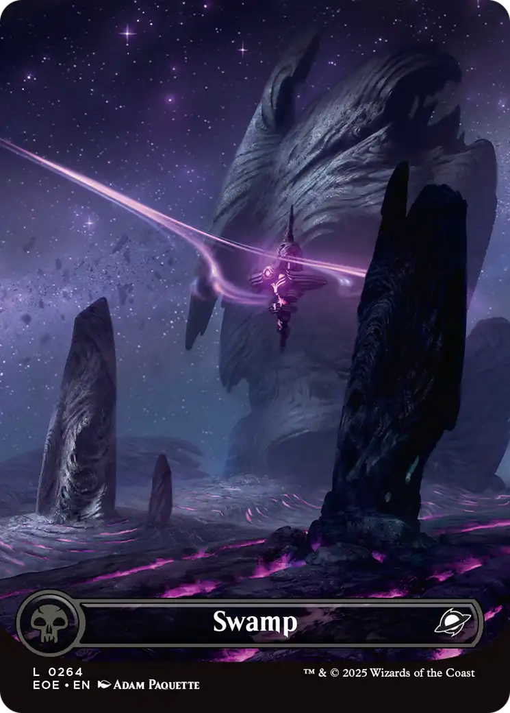 Swamp (0264) (Borderless) [Edge of Eternities] | Eastridge Sports Cards & Games