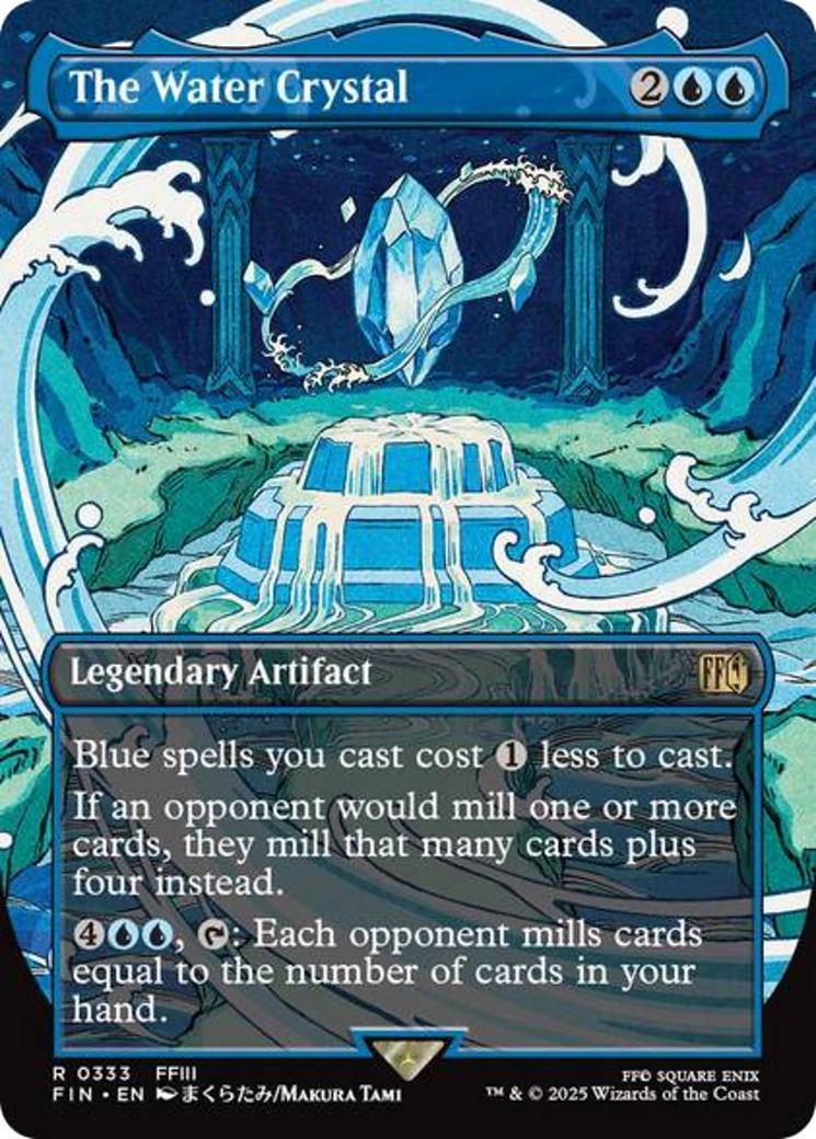 The Water Crystal (Borderless) [FINAL FANTASY] | Eastridge Sports Cards & Games
