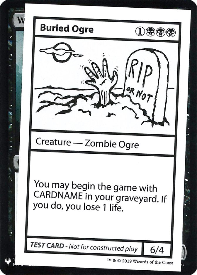 Buried Ogre [Mystery Booster Playtest Cards] | Eastridge Sports Cards & Games