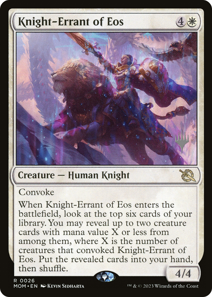 Knight-Errant of Eos (Promo Pack) [March of the Machine Promos] | Eastridge Sports Cards & Games
