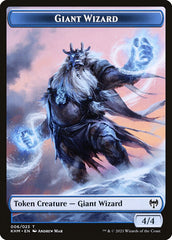 Dwarf Berserker // Giant Wizard Double-Sided Token [Kaldheim Tokens] | Eastridge Sports Cards & Games
