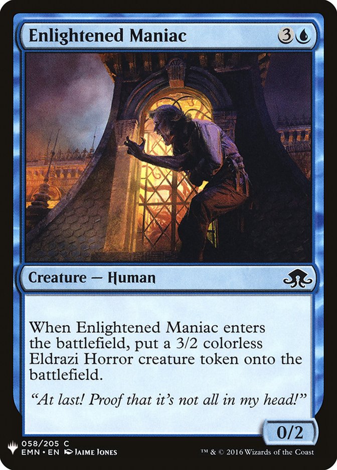 Enlightened Maniac [Mystery Booster] | Eastridge Sports Cards & Games