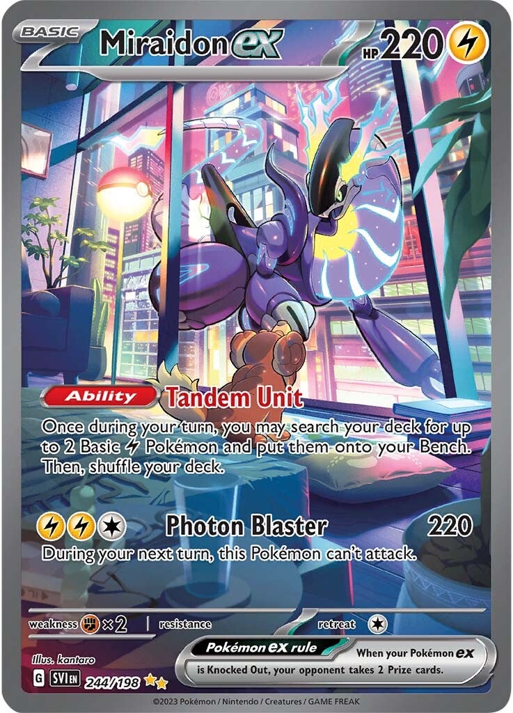 Miraidon ex (244/198) [Scarlet & Violet: Base Set] | Eastridge Sports Cards & Games