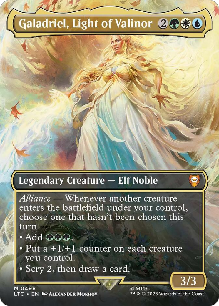 Galadriel, Light of Valinor (Borderless) [The Lord of the Rings: Tales of Middle-Earth Commander] | Eastridge Sports Cards & Games