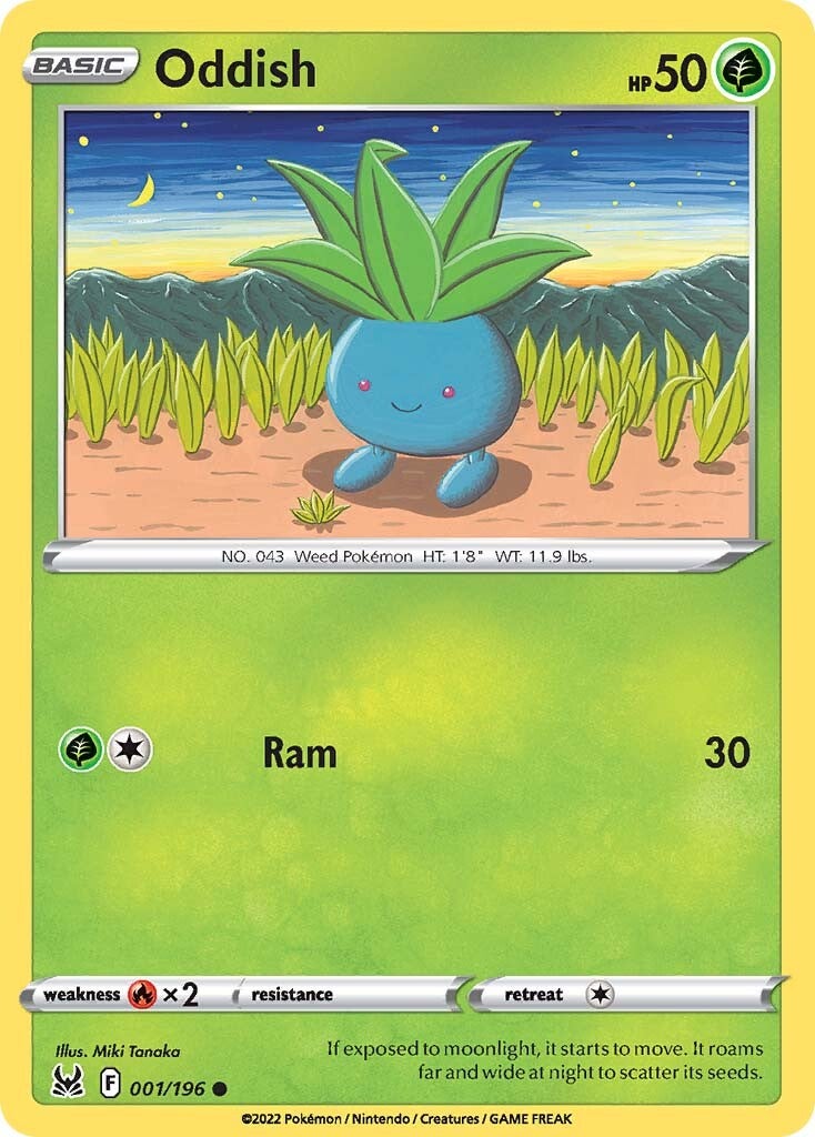 Oddish (001/196) [Sword & Shield: Lost Origin] | Eastridge Sports Cards & Games