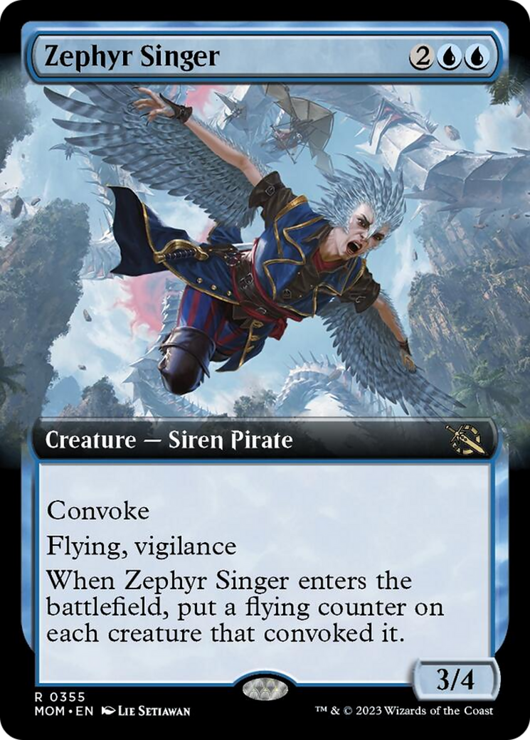 Zephyr Singer (Extended Art) [March of the Machine] | Eastridge Sports Cards & Games