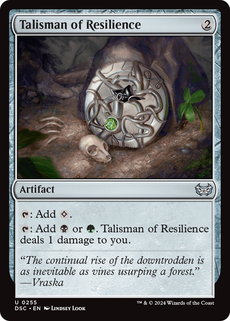 Talisman of Resilience [Duskmourn: House of Horror Commander] | Eastridge Sports Cards & Games