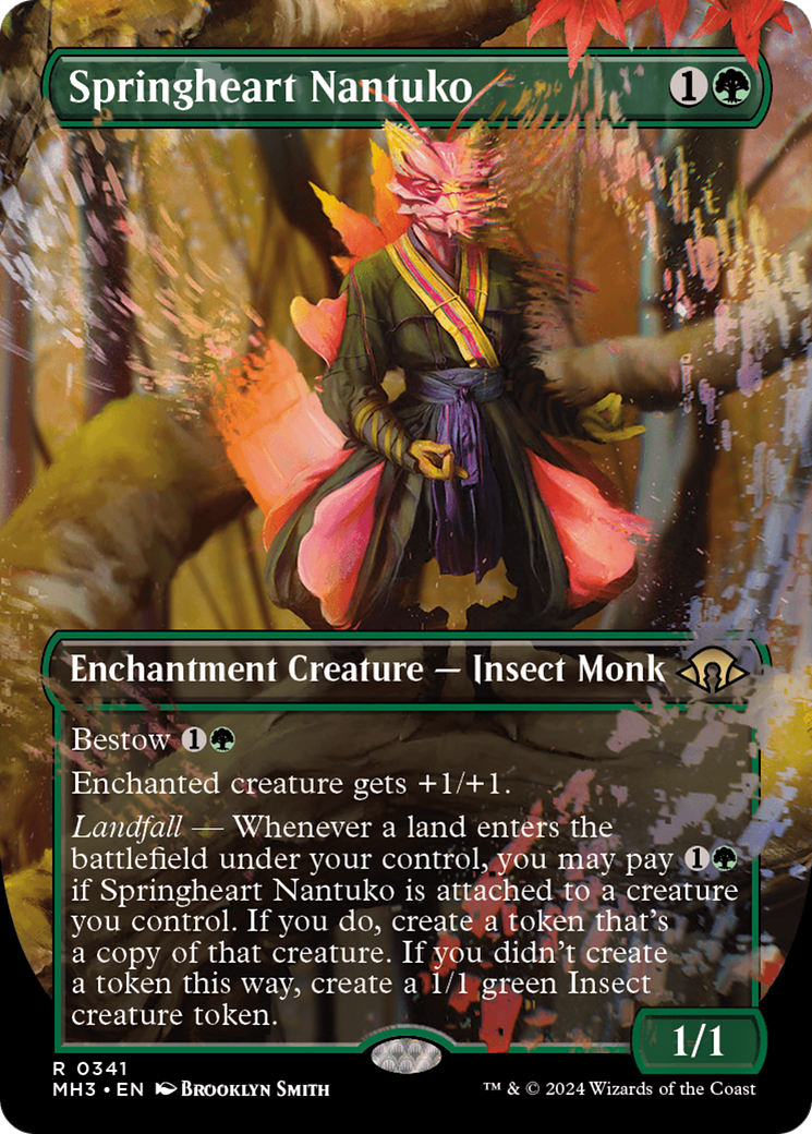 Springheart Nantuko (Borderless) [Modern Horizons 3] | Eastridge Sports Cards & Games