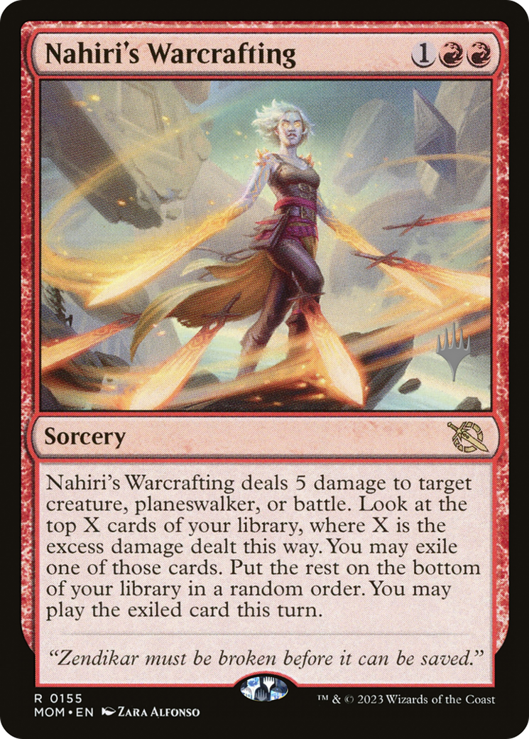 Nahiri's Warcrafting (Promo Pack) [March of the Machine Promos] | Eastridge Sports Cards & Games