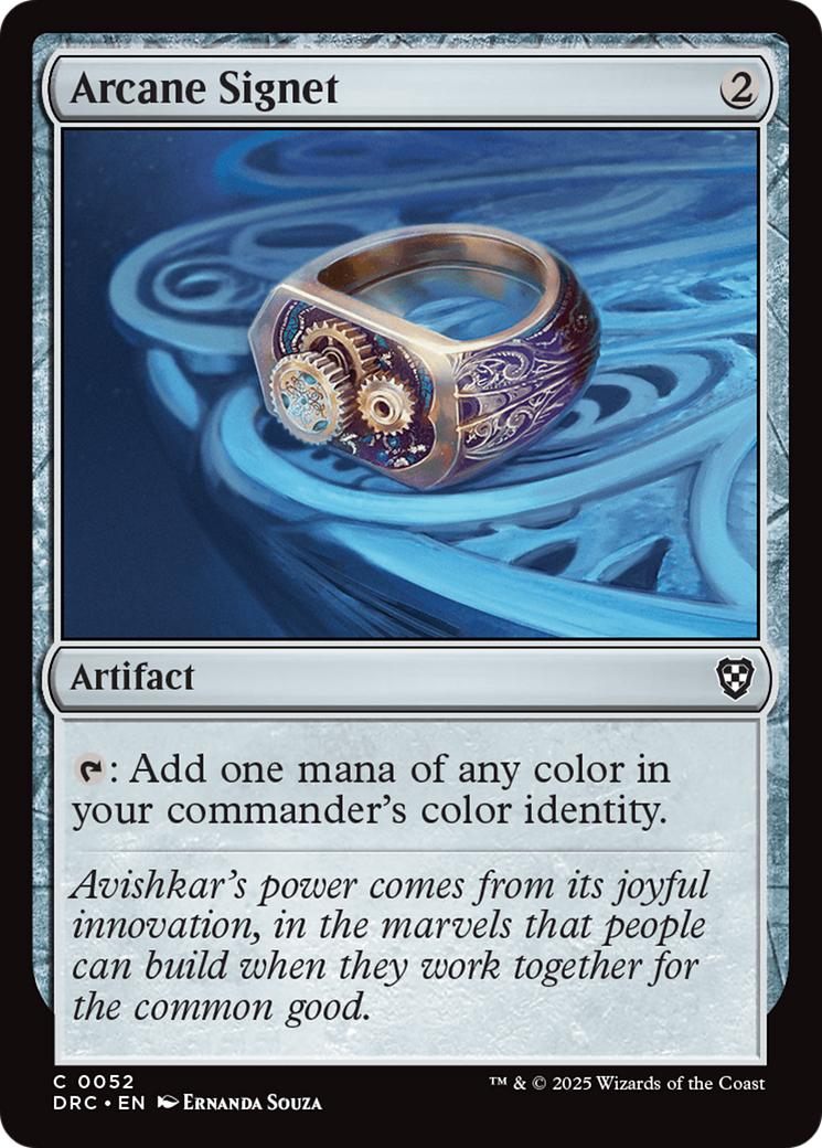 Arcane Signet (0052) [Aetherdrift Commander] | Eastridge Sports Cards & Games