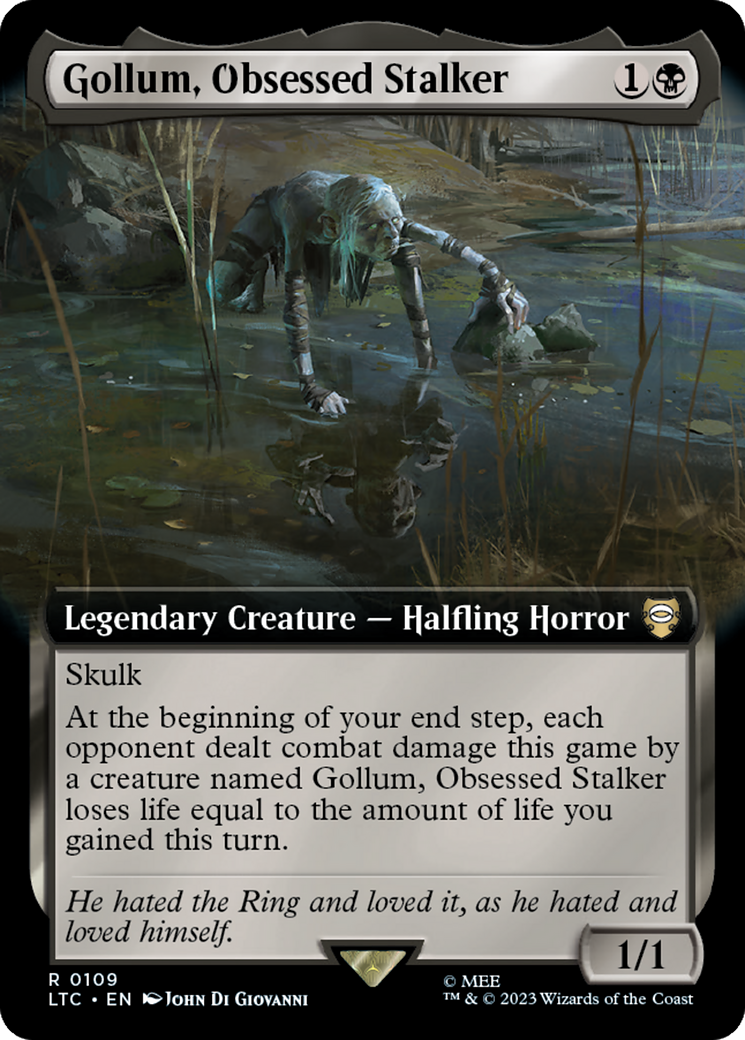 Gollum, Obsessed Stalker (Extended Art) [The Lord of the Rings: Tales of Middle-Earth Commander] | Eastridge Sports Cards & Games