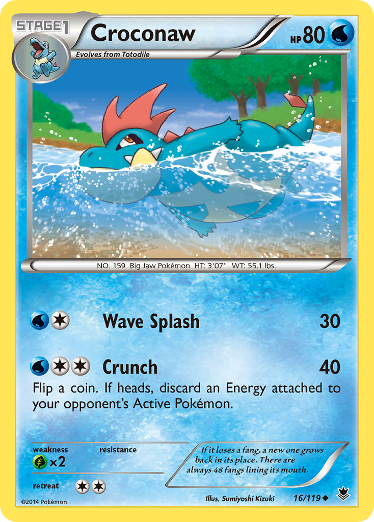Croconaw (16/119) [XY: Phantom Forces] | Eastridge Sports Cards & Games