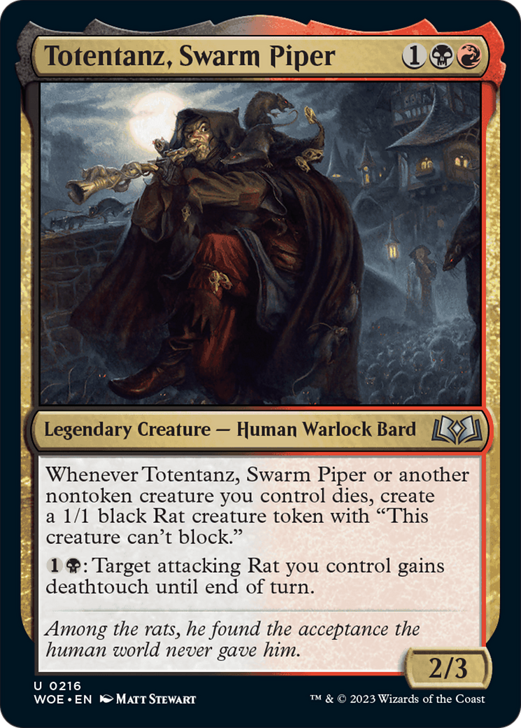 Totentanz, Swarm Piper [Wilds of Eldraine] | Eastridge Sports Cards & Games