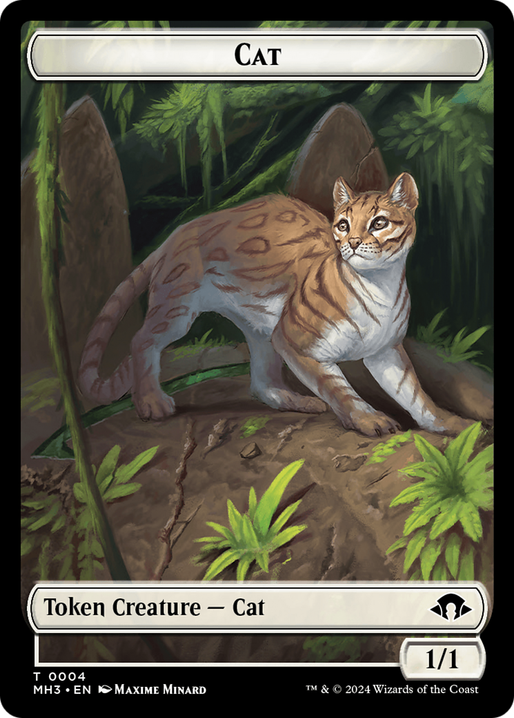 Phyrexian Germ // Cat Double-Sided Token [Modern Horizons 3 Tokens] | Eastridge Sports Cards & Games