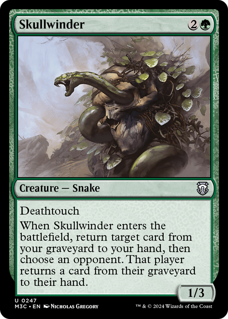 Skullwinder (Ripple Foil) [Modern Horizons 3 Commander] | Eastridge Sports Cards & Games
