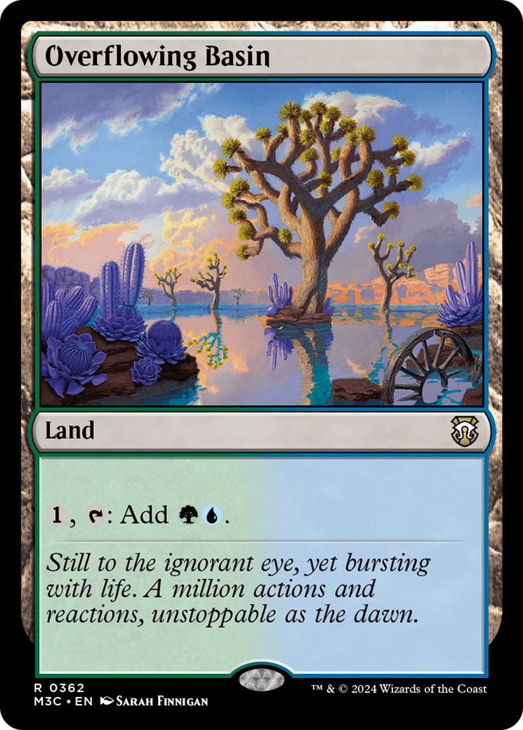 Overflowing Basin (Ripple Foil) [Modern Horizons 3 Commander] | Eastridge Sports Cards & Games