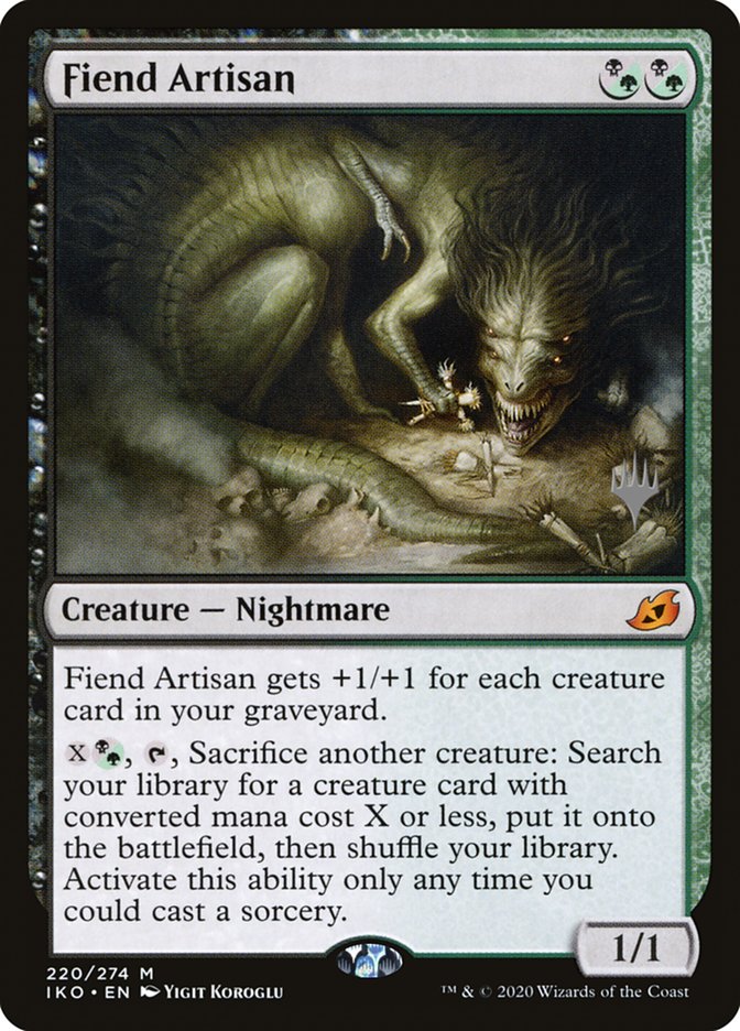 Fiend Artisan (Promo Pack) [Ikoria: Lair of Behemoths Promos] | Eastridge Sports Cards & Games