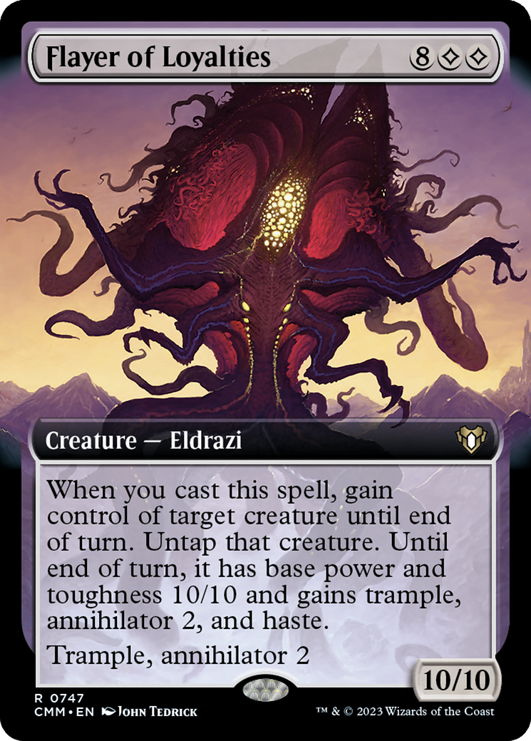 Flayer of Loyalties (Extended Art) [Commander Masters] | Eastridge Sports Cards & Games