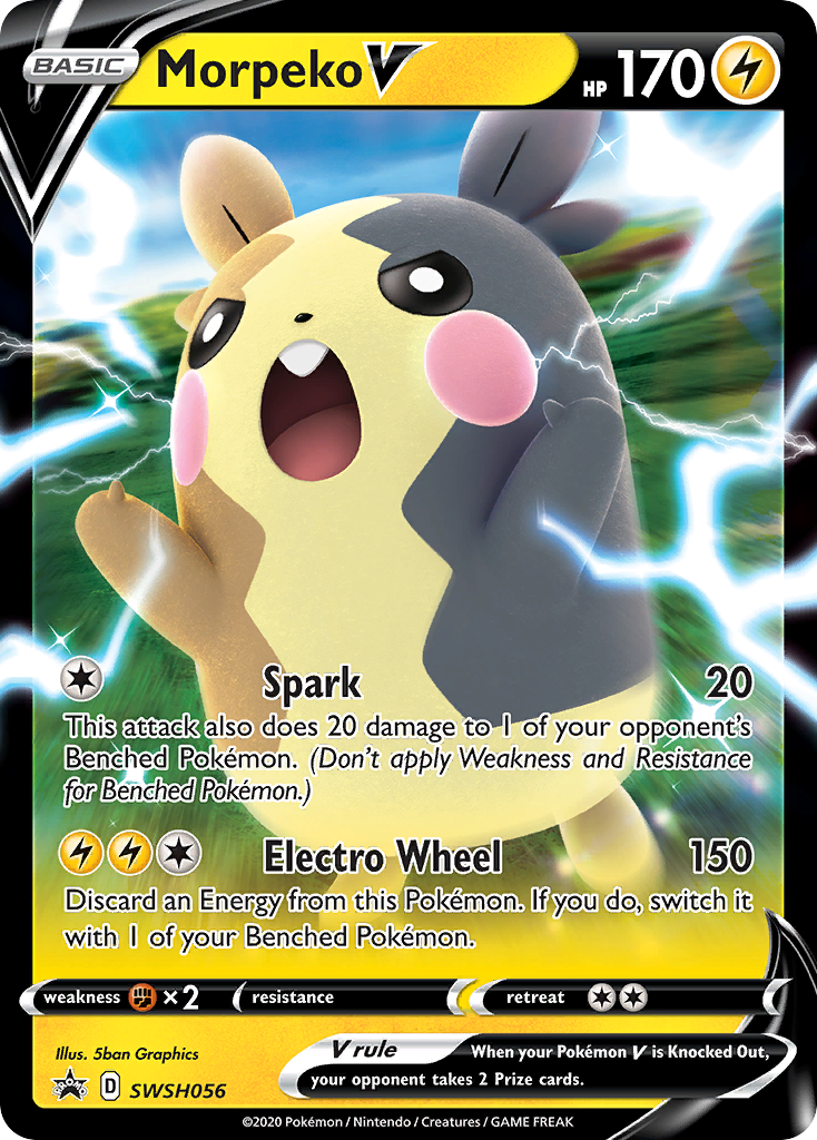 Morpeko V (SWSH056) [Sword & Shield: Black Star Promos] | Eastridge Sports Cards & Games