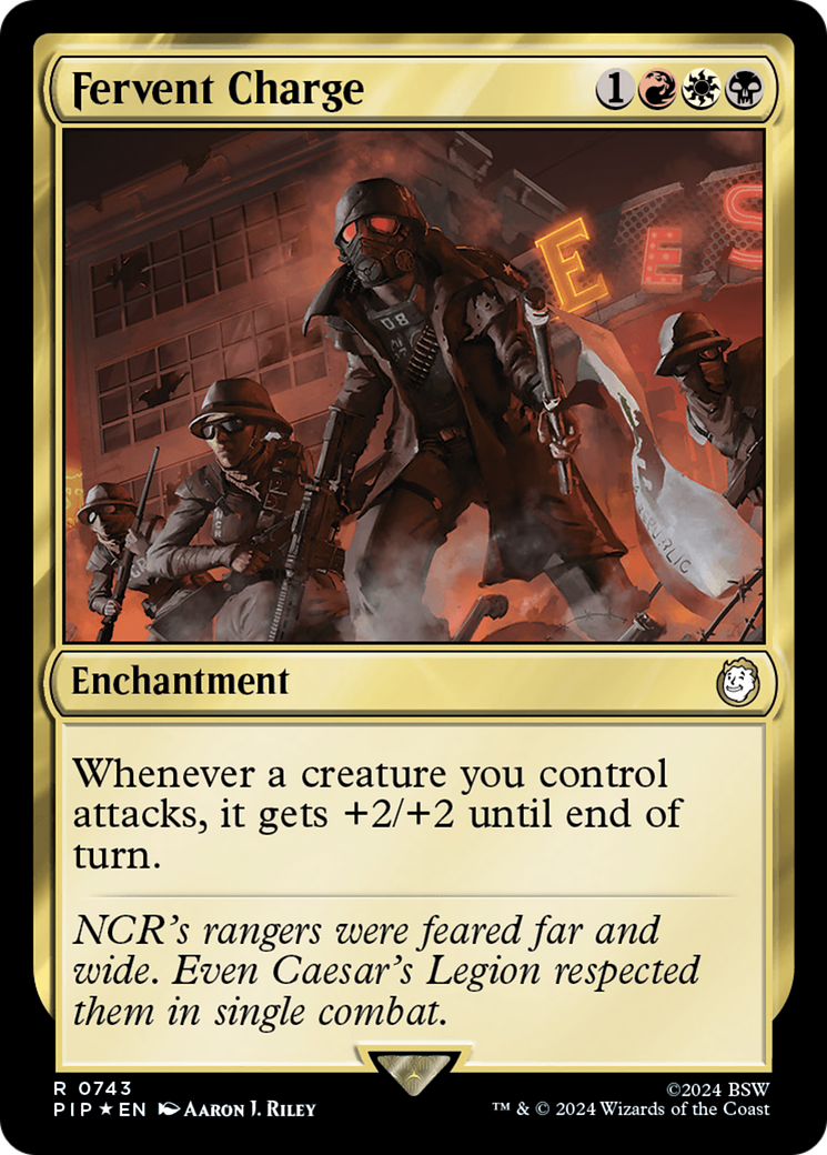 Fervent Charge (Surge Foil) [Fallout] | Eastridge Sports Cards & Games