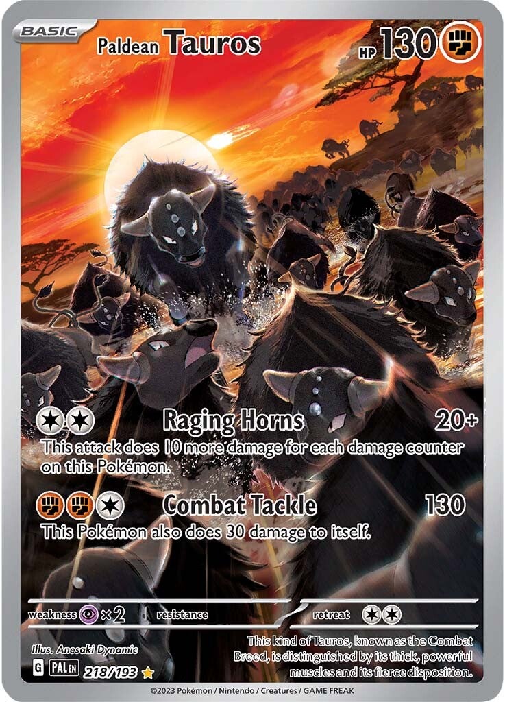 Paldean Tauros (218/193) [Scarlet & Violet: Paldea Evolved] | Eastridge Sports Cards & Games