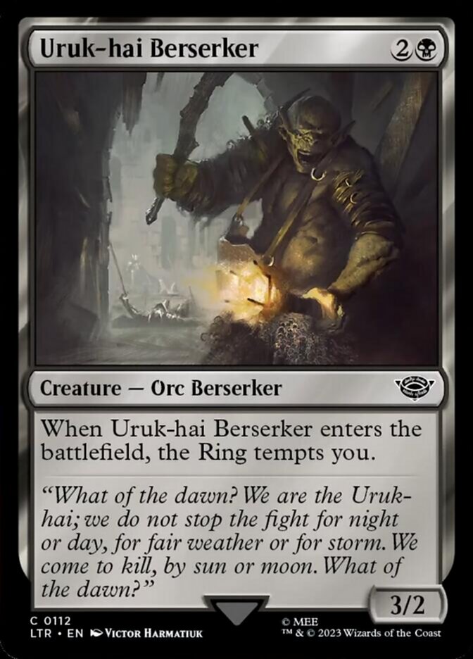 Uruk-hai Berserker [The Lord of the Rings: Tales of Middle-Earth] | Eastridge Sports Cards & Games