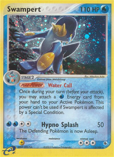 Swampert (13/109) [EX: Ruby & Sapphire] | Eastridge Sports Cards & Games