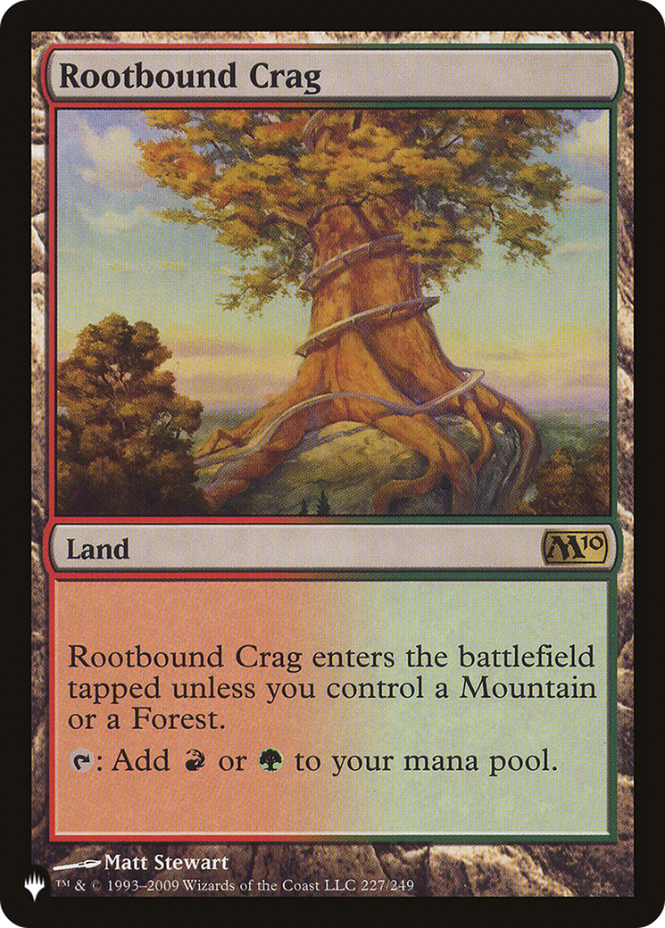 Rootbound Crag [The List] | Eastridge Sports Cards & Games