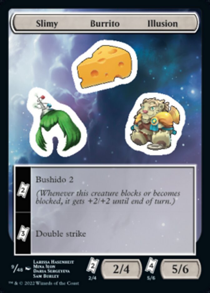 Slimy Burrito Illusion [Unfinity Stickers] | Eastridge Sports Cards & Games