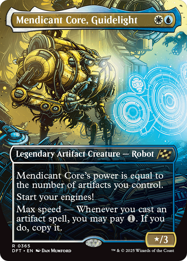 Mendicant Core, Guidelight (Borderless) [Aetherdrift] | Eastridge Sports Cards & Games