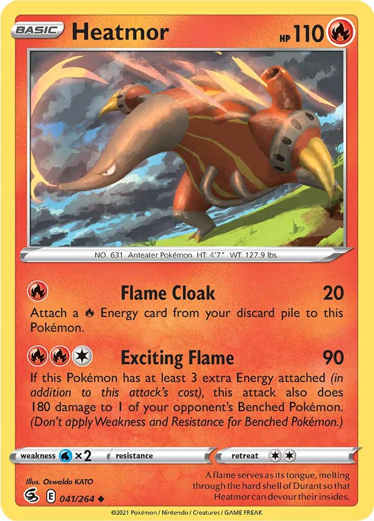 Heatmor (041/264) [Sword & Shield: Fusion Strike] | Eastridge Sports Cards & Games