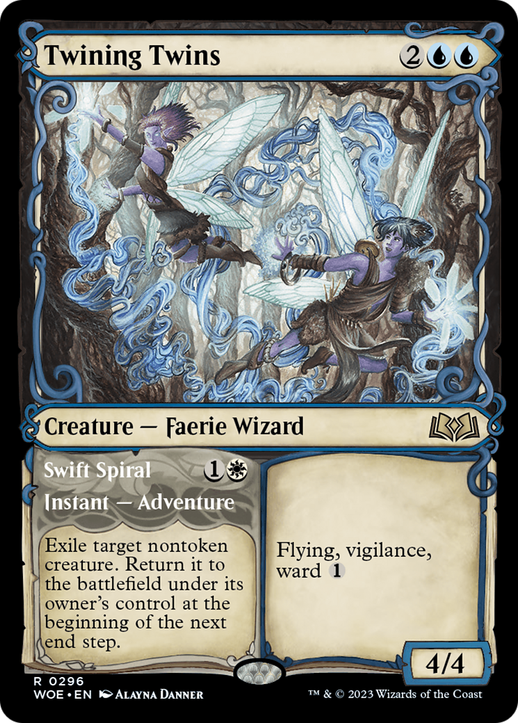 Twining Twins // Swift Spiral (Showcase) [Wilds of Eldraine] | Eastridge Sports Cards & Games