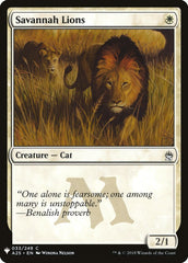 Savannah Lions [Mystery Booster] | Eastridge Sports Cards & Games