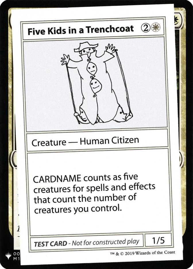 Five Kids in a Trenchcoat [Mystery Booster Playtest Cards] | Eastridge Sports Cards & Games