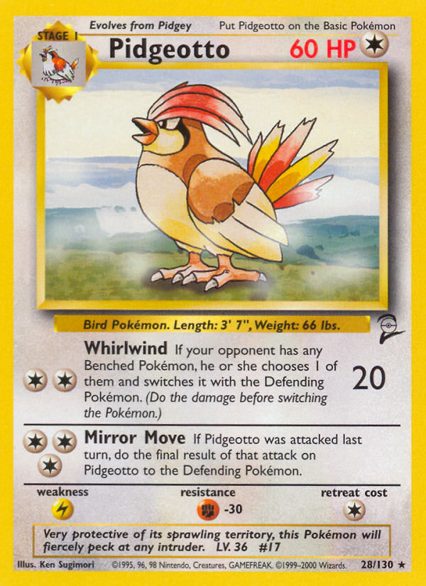 Pidgeotto (28/130) [Base Set 2] | Eastridge Sports Cards & Games