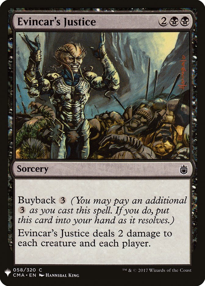 Evincar's Justice [Mystery Booster] | Eastridge Sports Cards & Games