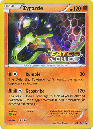 Zygarde (XY129) (Staff) [XY: Black Star Promos] | Eastridge Sports Cards & Games