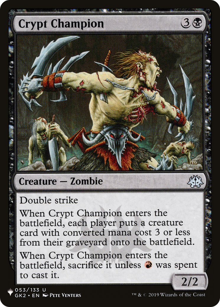 Crypt Champion [The List Reprints] | Eastridge Sports Cards & Games