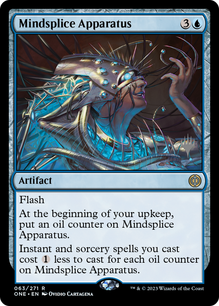 Mindsplice Apparatus (Promo Pack) [Phyrexia: All Will Be One Promos] | Eastridge Sports Cards & Games