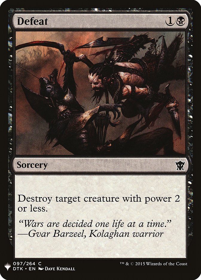 Defeat [Mystery Booster] | Eastridge Sports Cards & Games