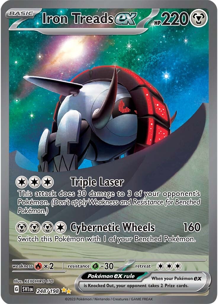 Iron Treads ex (248/198) [Scarlet & Violet: Base Set] | Eastridge Sports Cards & Games