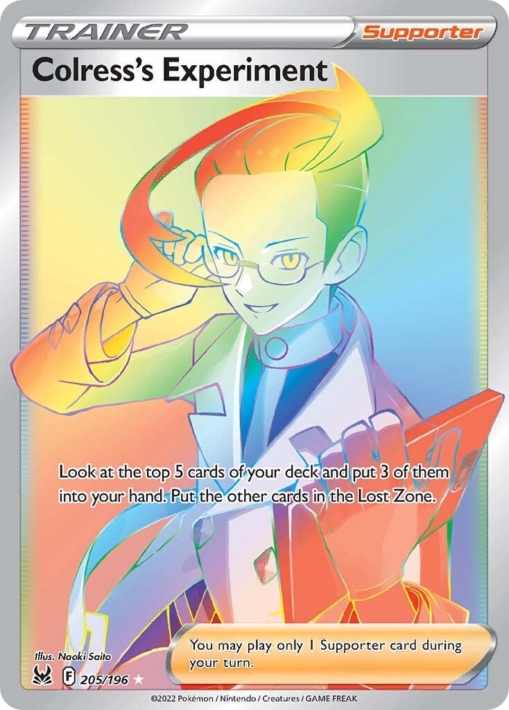 Colress's Experiment (205/196) [Sword & Shield: Lost Origin] | Eastridge Sports Cards & Games