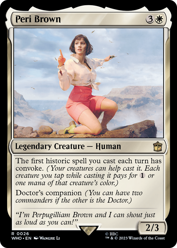 Peri Brown [Doctor Who] | Eastridge Sports Cards & Games