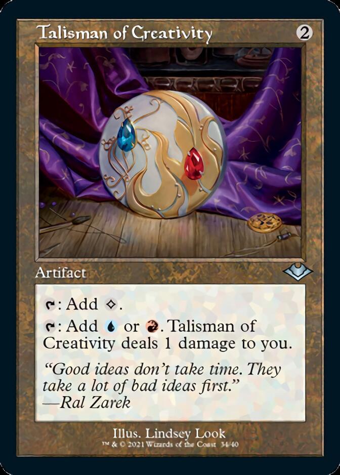 Talisman of Creativity (Retro Foil Etched) [Modern Horizons] | Eastridge Sports Cards & Games