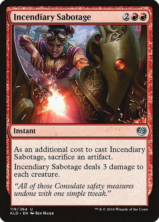 Incendiary Sabotage [Kaladesh] | Eastridge Sports Cards & Games