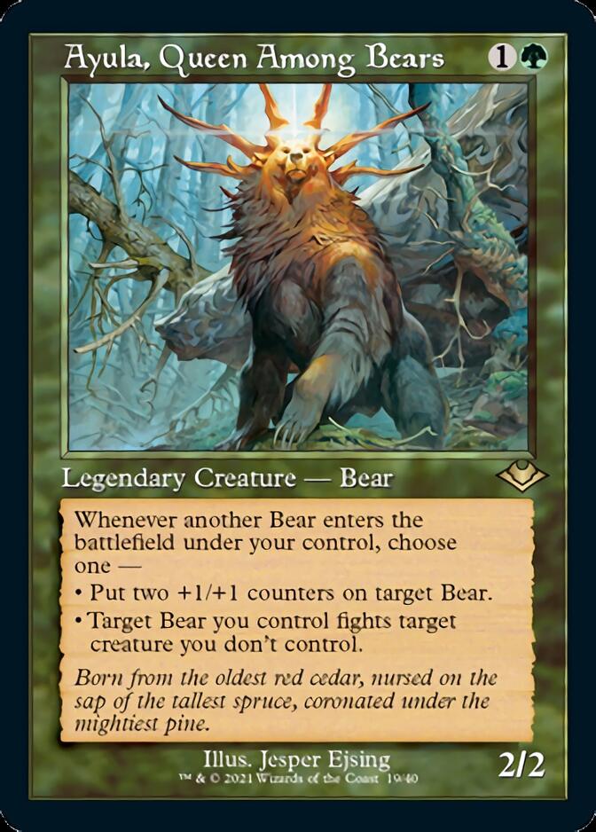 Ayula, Queen Among Bears (Retro Foil Etched) [Modern Horizons] | Eastridge Sports Cards & Games